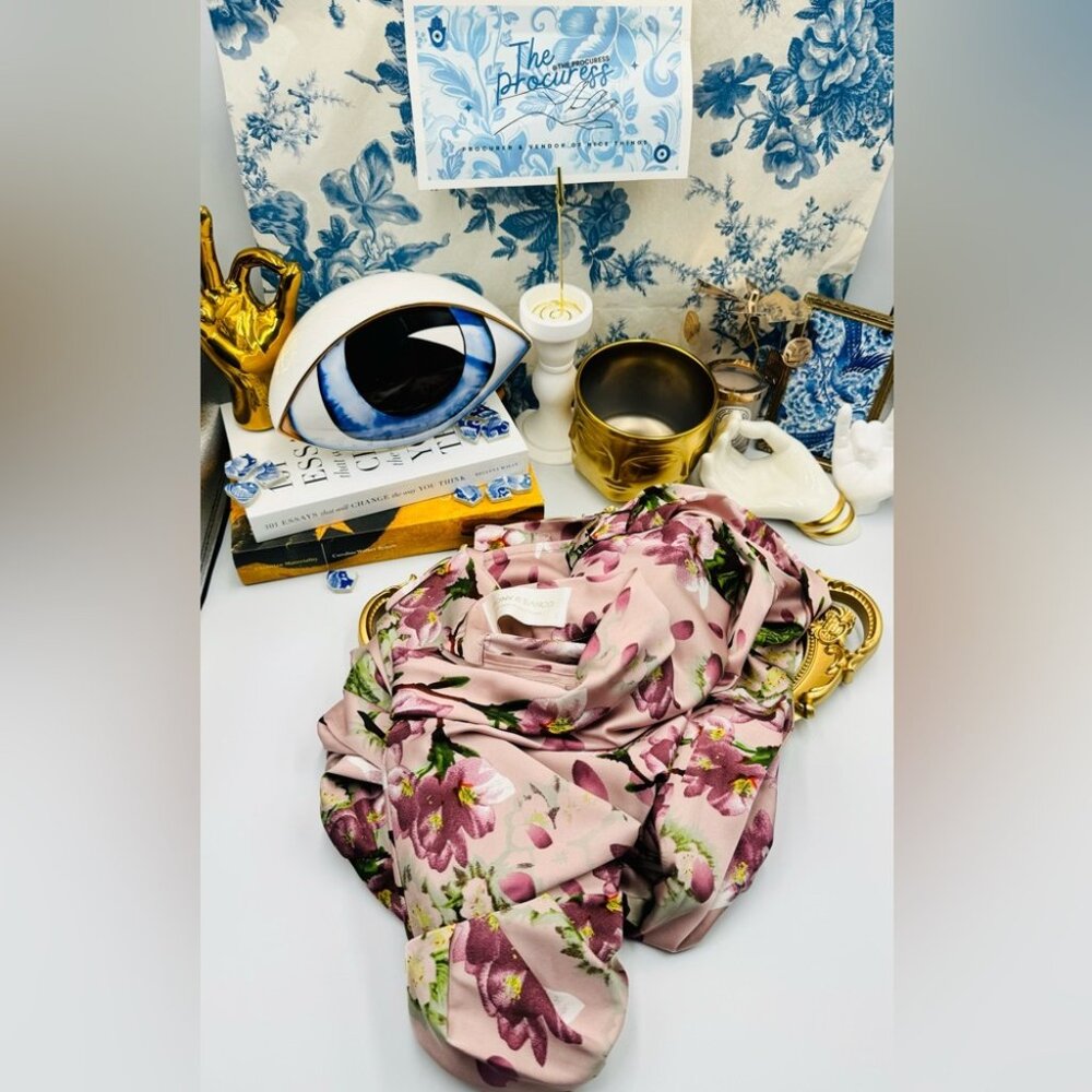 🆕 BRONX & BANCO 🧿 NWOT Noel Sakura Mini Dress - Size L = US 8 - Picture 14 of 16